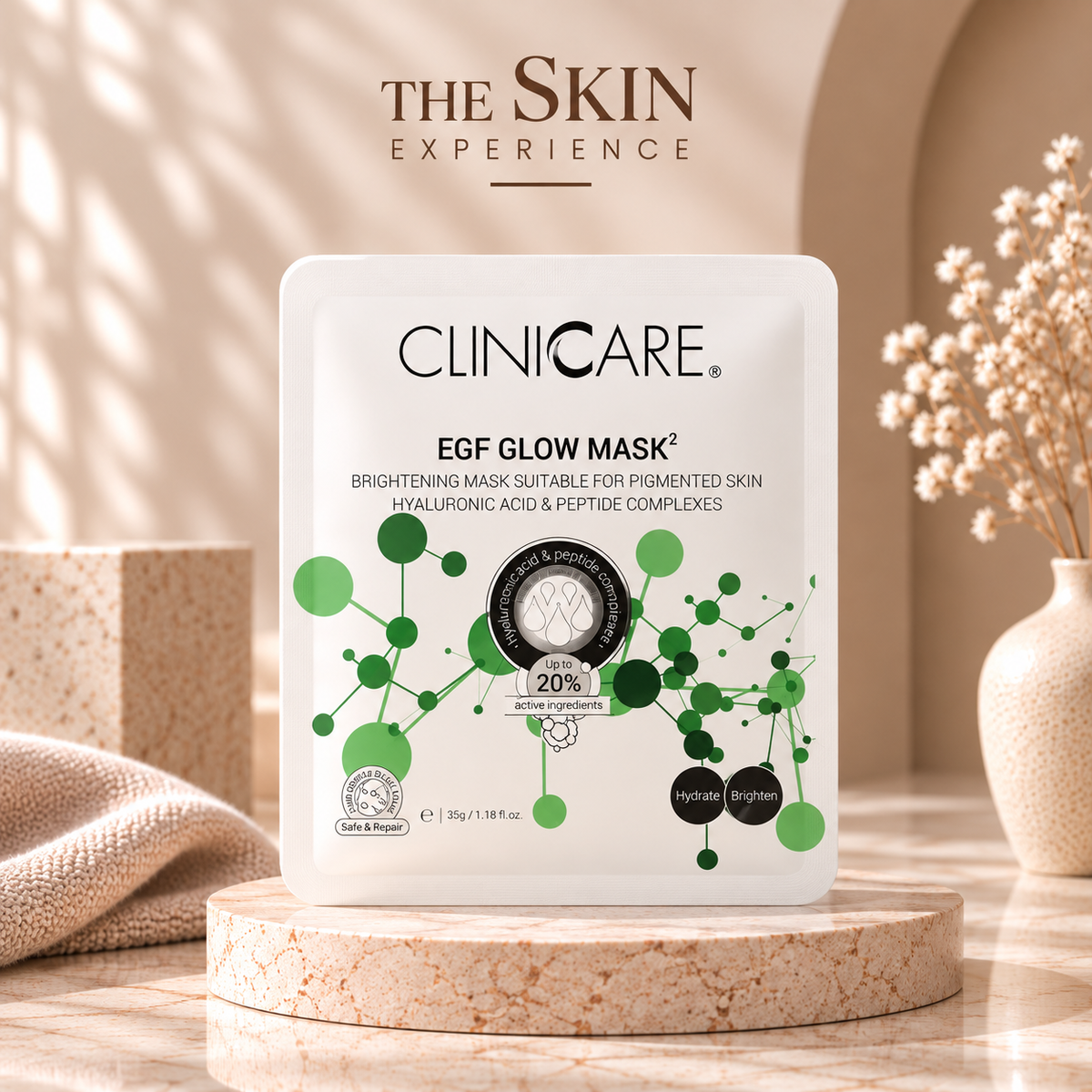 EGF Glow Mask² – Masque Anti-Taches, Éclat & Fermeté