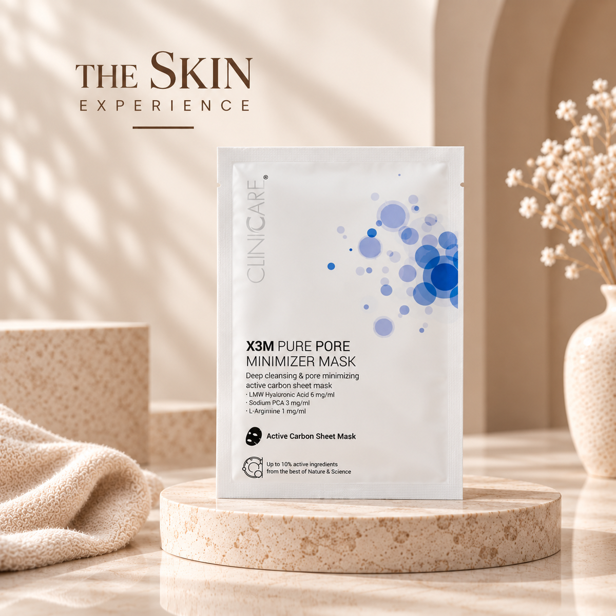 Masques Purifiants – Pores Resserrés & Peau Nette | Boîte de 5