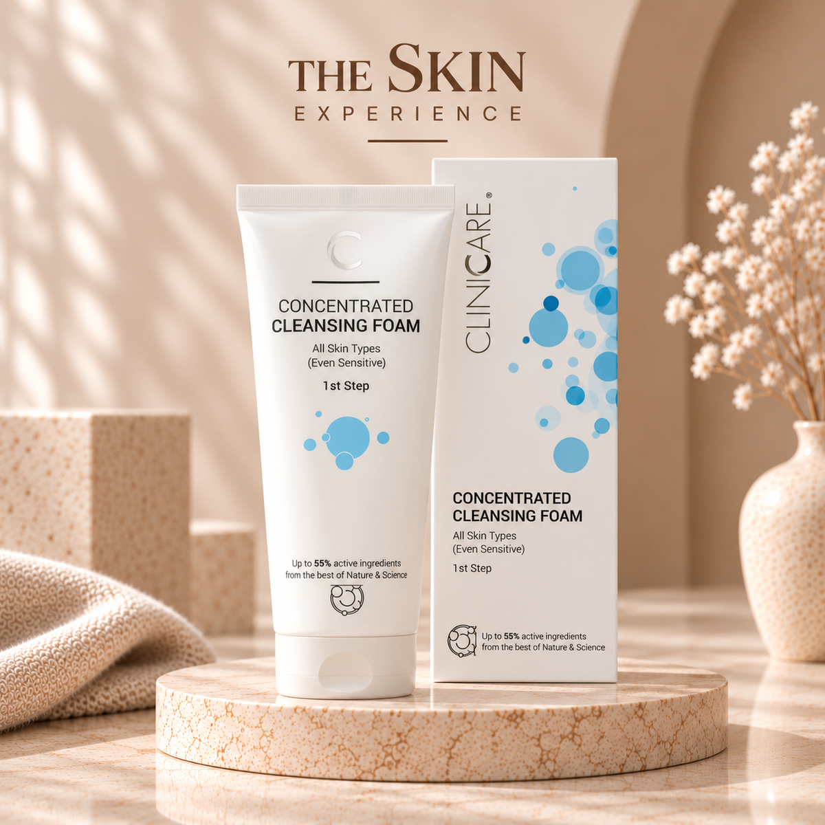 Mousse Nettoyante & Démaquillante – Nettoyage Profond & Anti bactérien